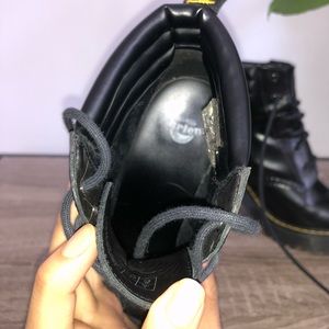 Dr. Martens Leather Heel Ankle Boot